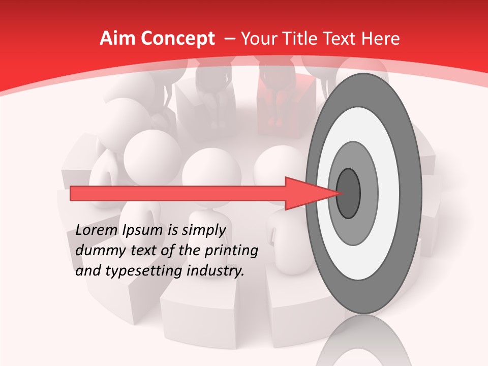 Three Dimensional Motivation Objects PowerPoint Template