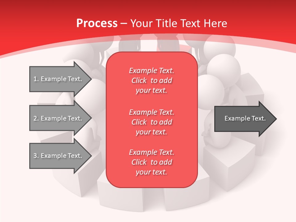Three Dimensional Motivation Objects PowerPoint Template
