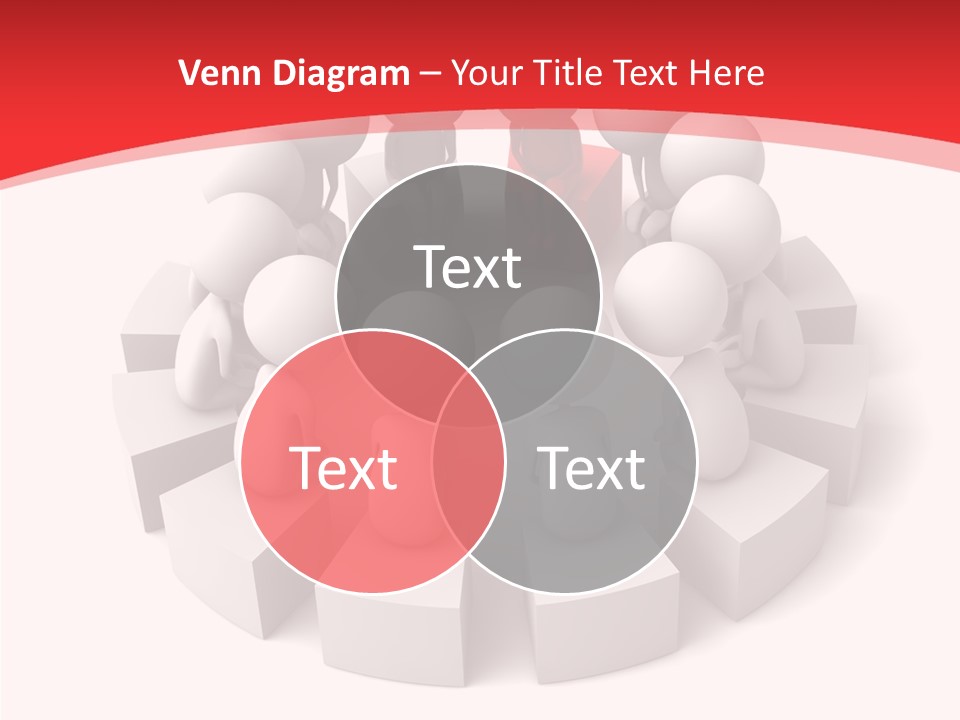 Three Dimensional Motivation Objects PowerPoint Template