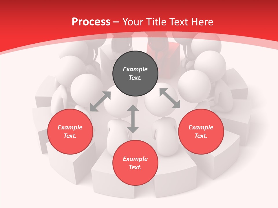 Three Dimensional Motivation Objects PowerPoint Template