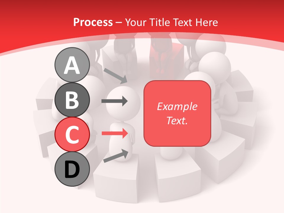 Three Dimensional Motivation Objects PowerPoint Template