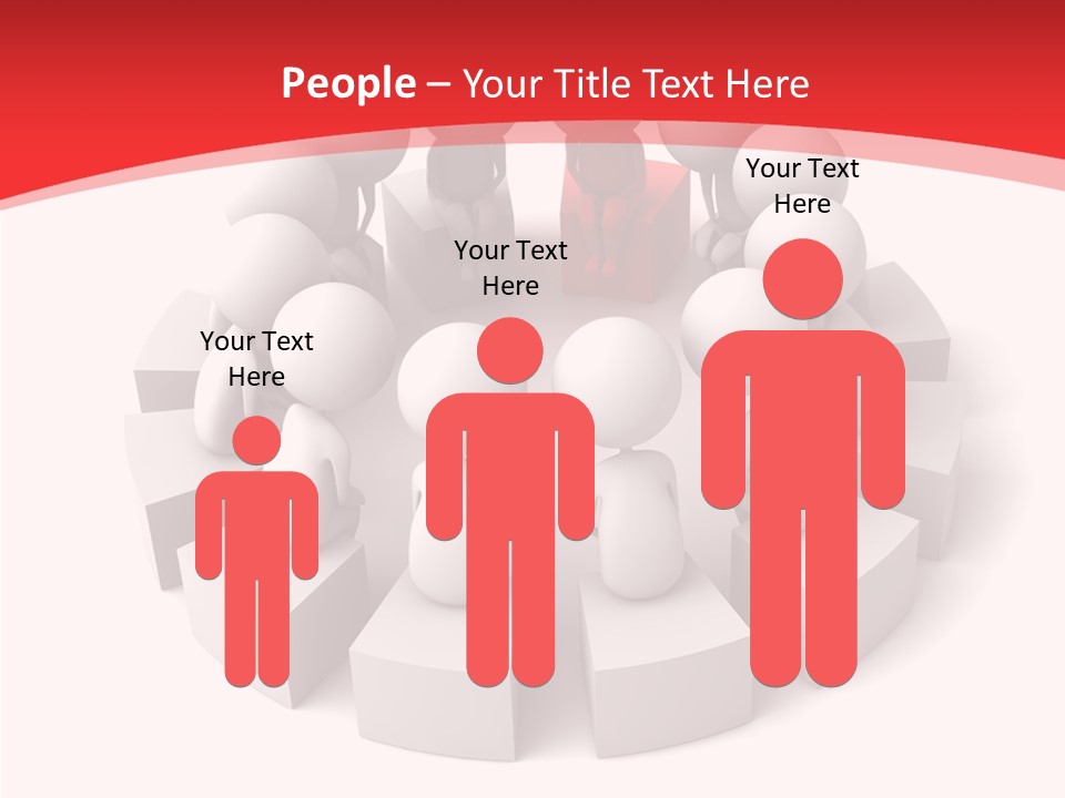 Three Dimensional Motivation Objects PowerPoint Template