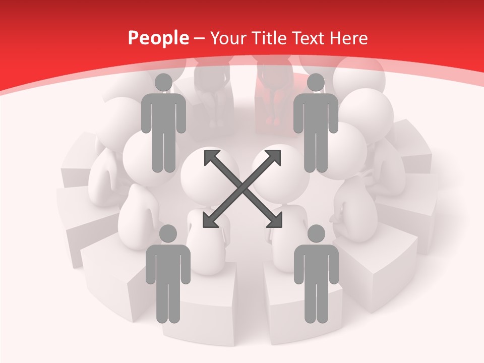 Three Dimensional Motivation Objects PowerPoint Template