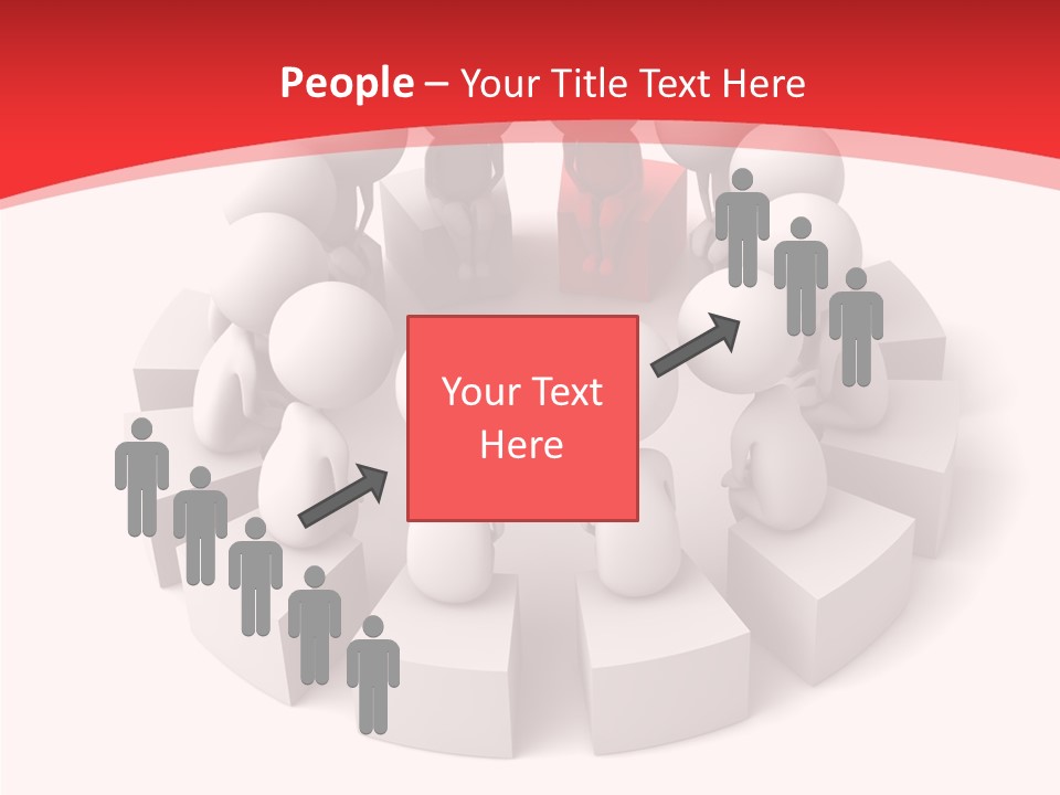 Three Dimensional Motivation Objects PowerPoint Template