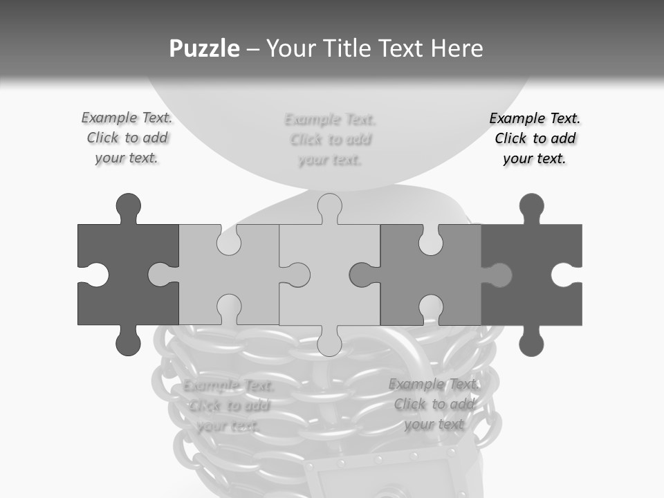 Dependency Bars Confined PowerPoint Template
