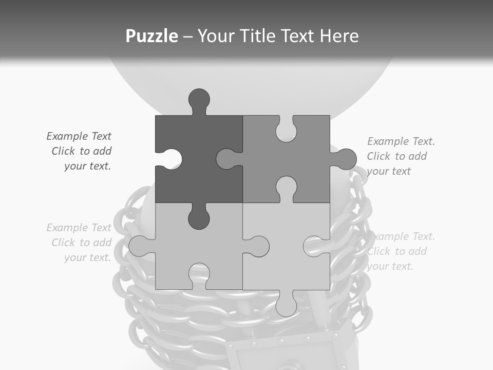 Dependency Bars Confined PowerPoint Template