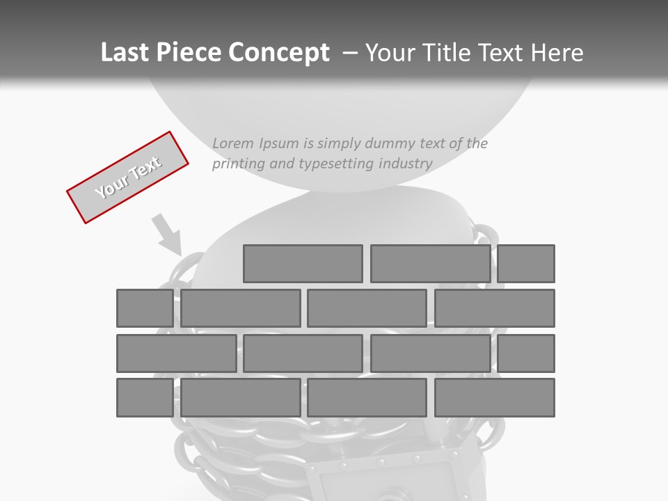 Dependency Bars Confined PowerPoint Template