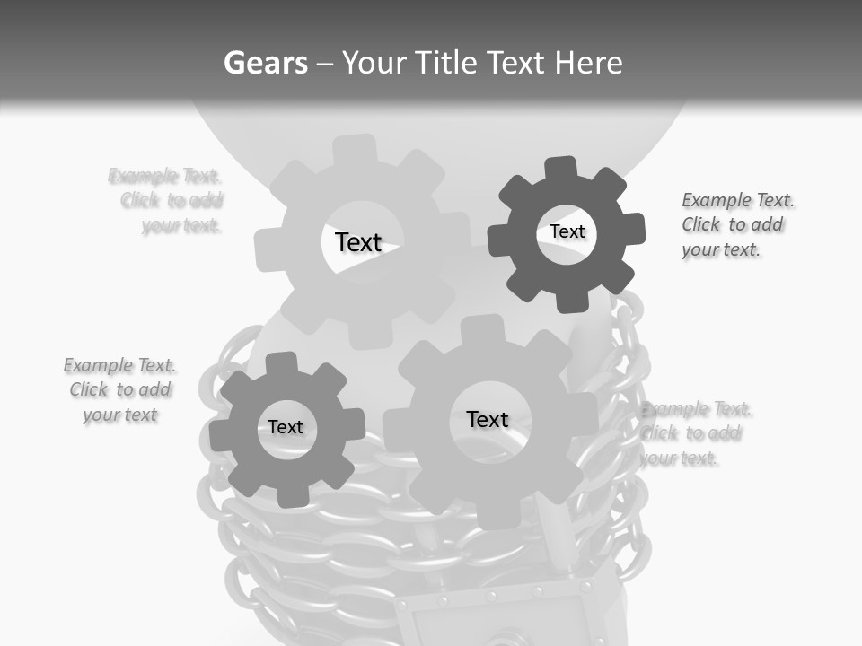 Dependency Bars Confined PowerPoint Template