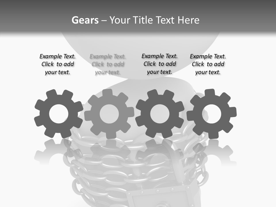 Dependency Bars Confined PowerPoint Template