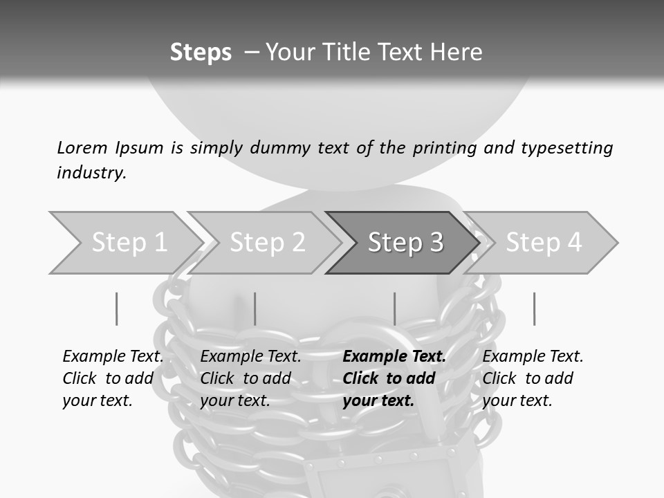 Dependency Bars Confined PowerPoint Template