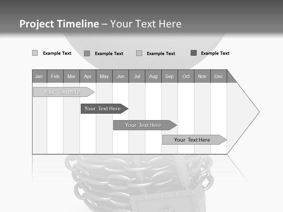 Dependency Bars Confined PowerPoint Template