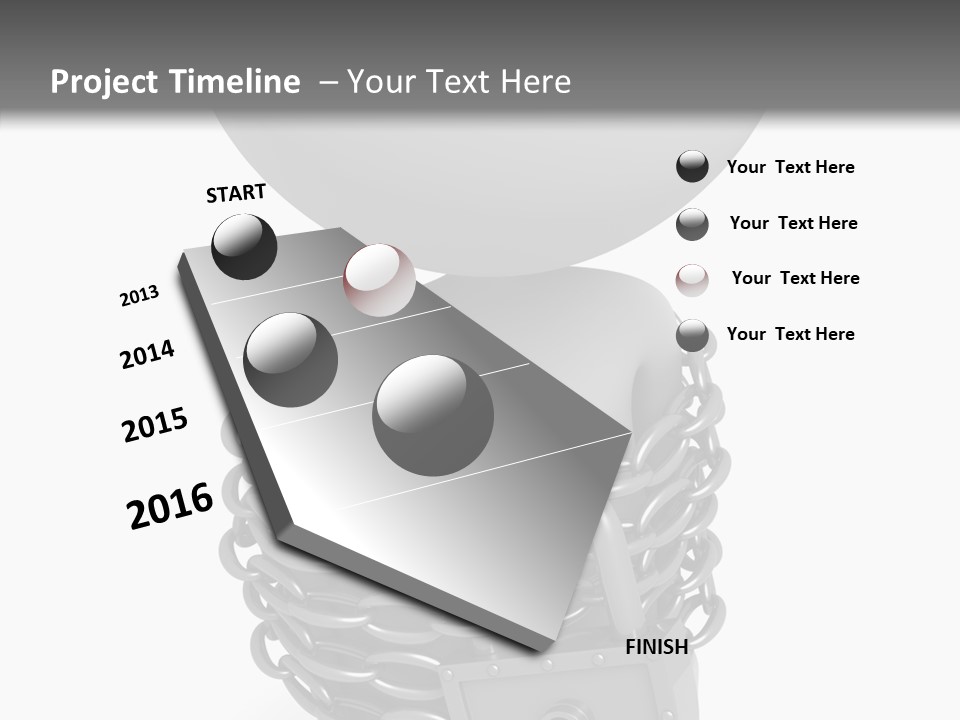 Dependency Bars Confined PowerPoint Template