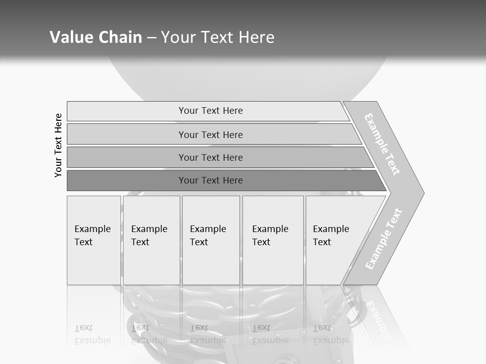 Dependency Bars Confined PowerPoint Template