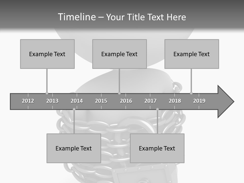 Dependency Bars Confined PowerPoint Template