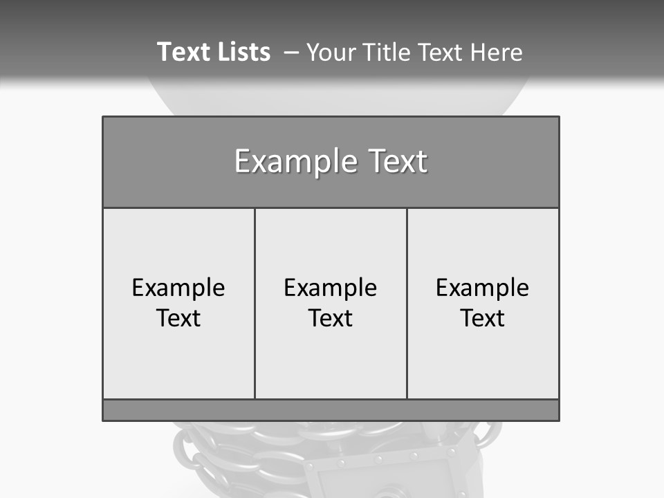 Dependency Bars Confined PowerPoint Template