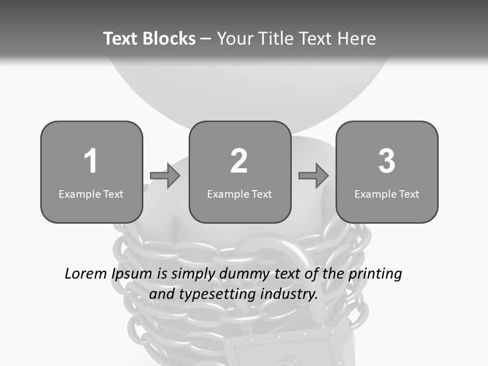 Dependency Bars Confined PowerPoint Template