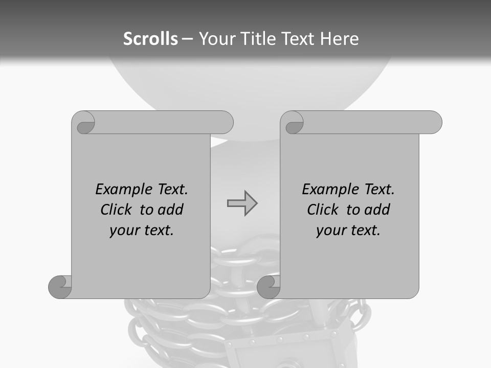 Dependency Bars Confined PowerPoint Template