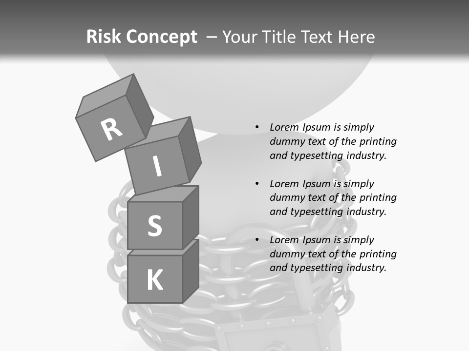 Dependency Bars Confined PowerPoint Template