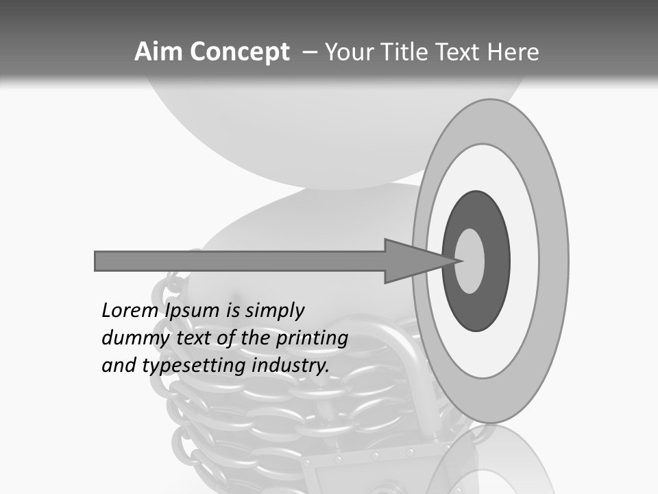 Dependency Bars Confined PowerPoint Template