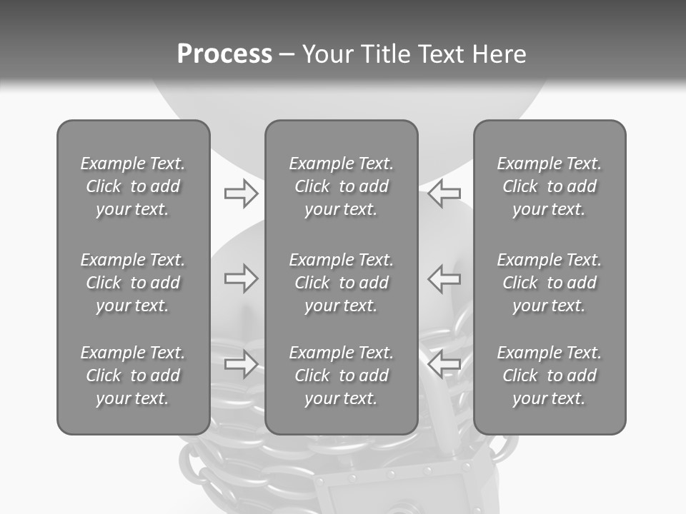Dependency Bars Confined PowerPoint Template