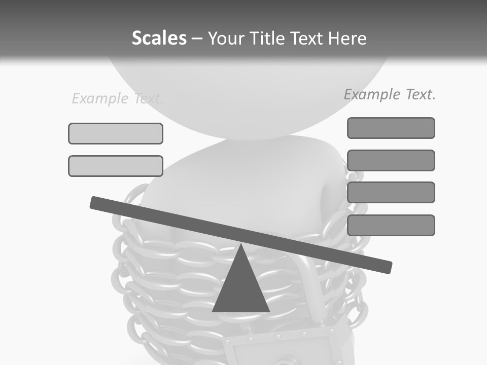Dependency Bars Confined PowerPoint Template