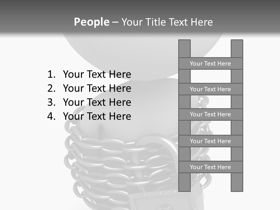 Dependency Bars Confined PowerPoint Template