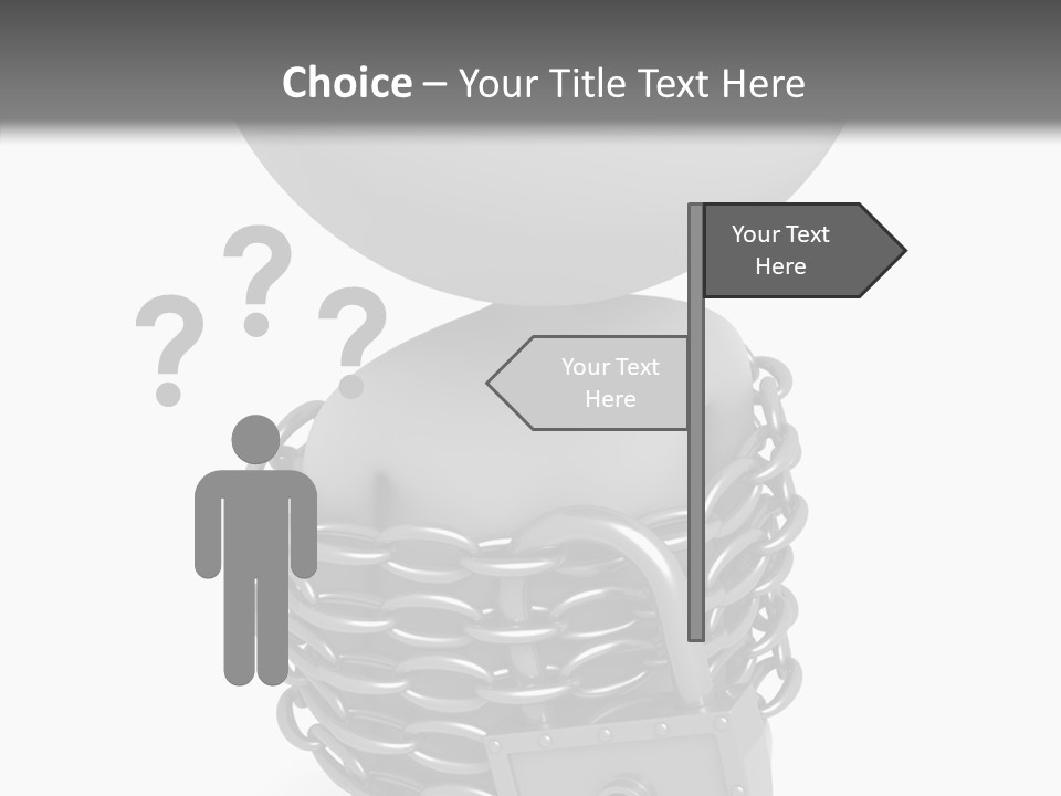 Dependency Bars Confined PowerPoint Template