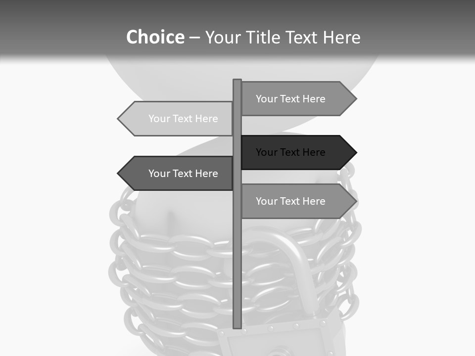 Dependency Bars Confined PowerPoint Template