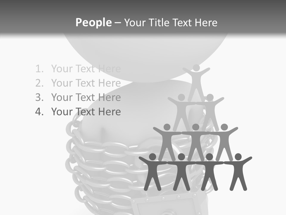Dependency Bars Confined PowerPoint Template