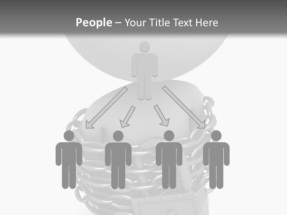 Dependency Bars Confined PowerPoint Template