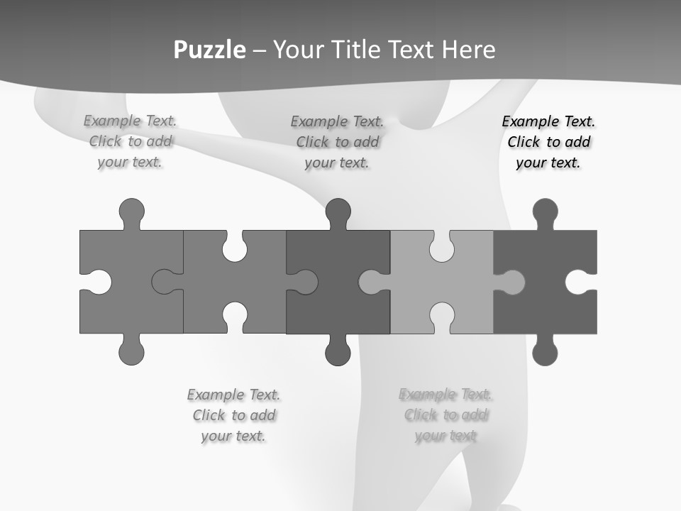 Success Three Dimensional Isolated PowerPoint Template