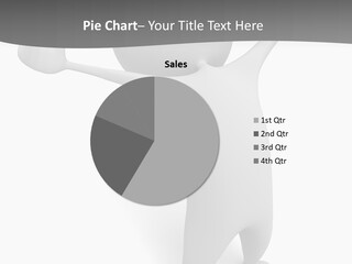 Success Three Dimensional Isolated PowerPoint Template