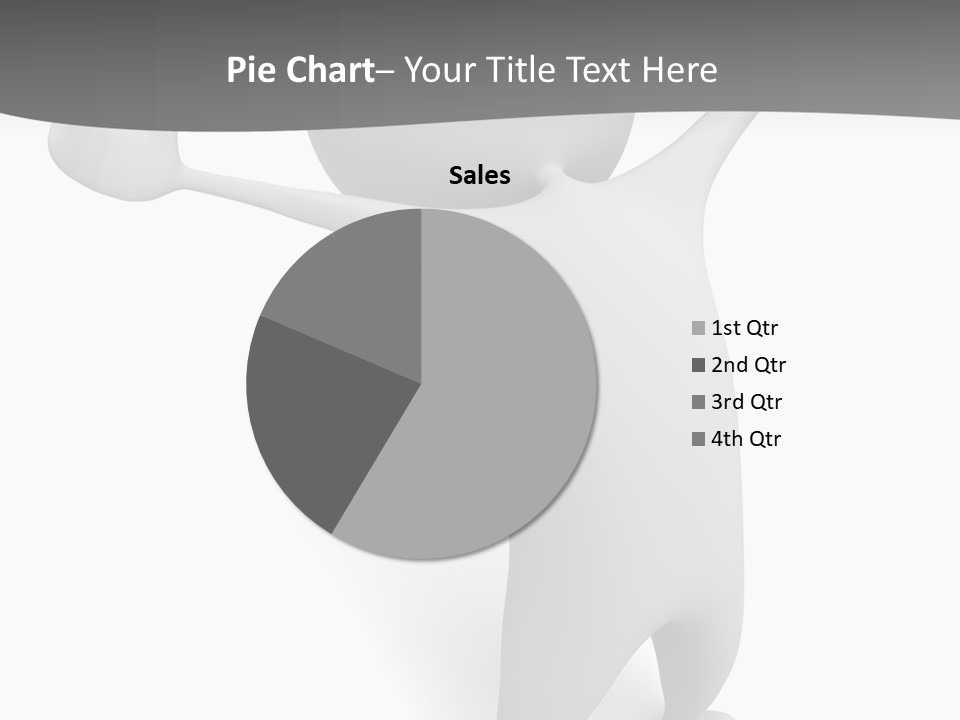 Success Three Dimensional Isolated PowerPoint Template