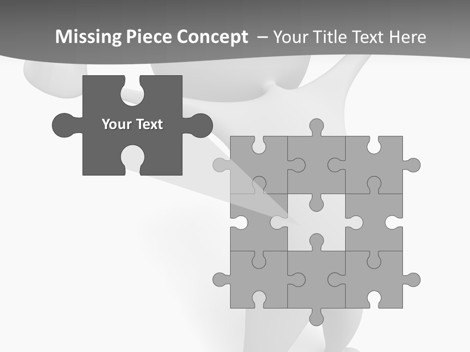 Success Three Dimensional Isolated PowerPoint Template