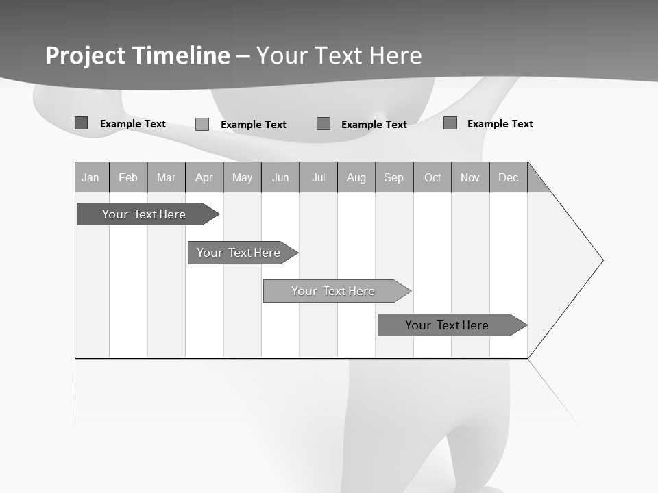 Success Three Dimensional Isolated PowerPoint Template