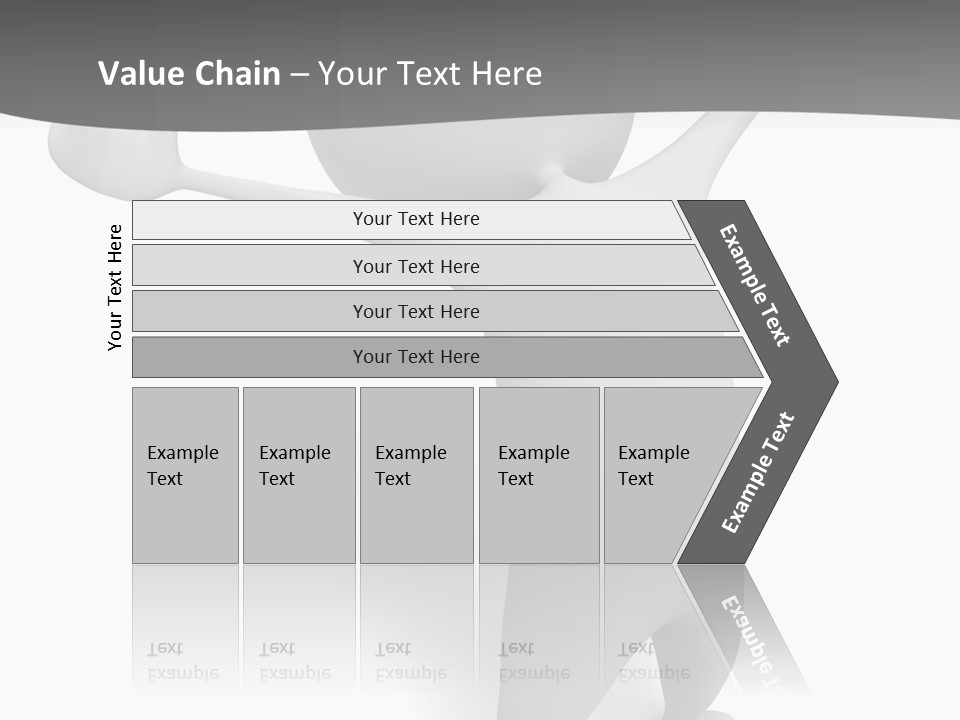 Success Three Dimensional Isolated PowerPoint Template