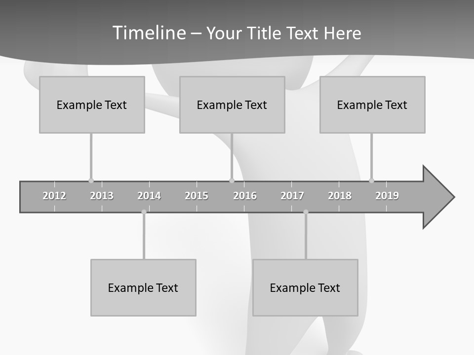 Success Three Dimensional Isolated PowerPoint Template