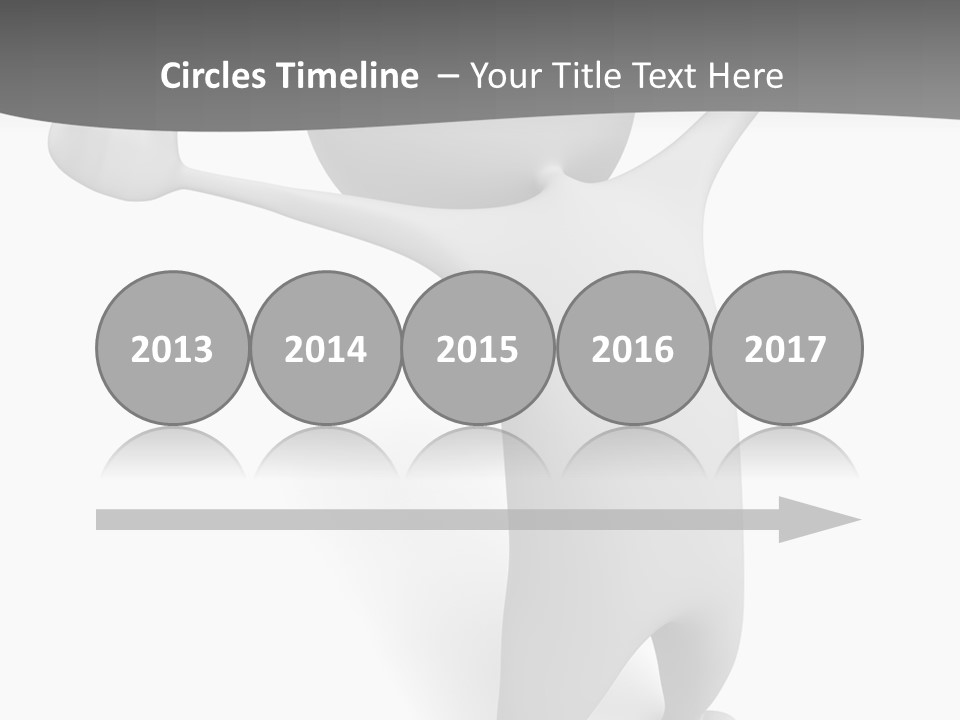 Success Three Dimensional Isolated PowerPoint Template