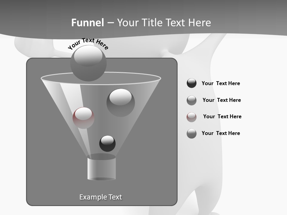 Success Three Dimensional Isolated PowerPoint Template