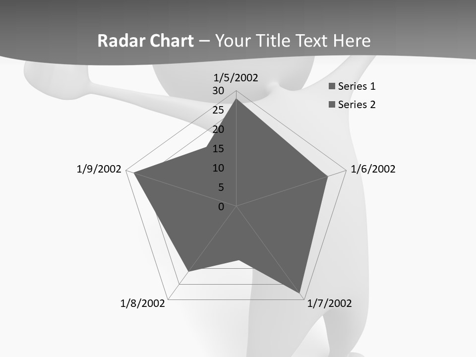 Success Three Dimensional Isolated PowerPoint Template