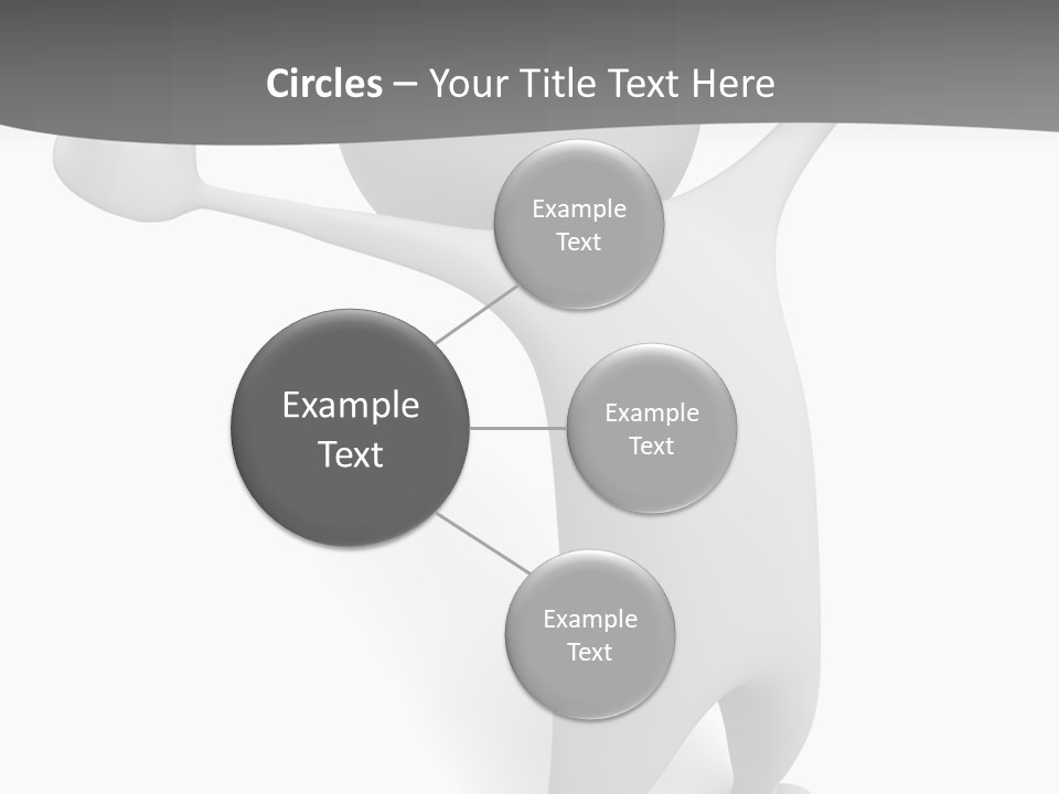 Success Three Dimensional Isolated PowerPoint Template