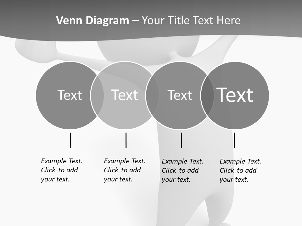 Success Three Dimensional Isolated PowerPoint Template
