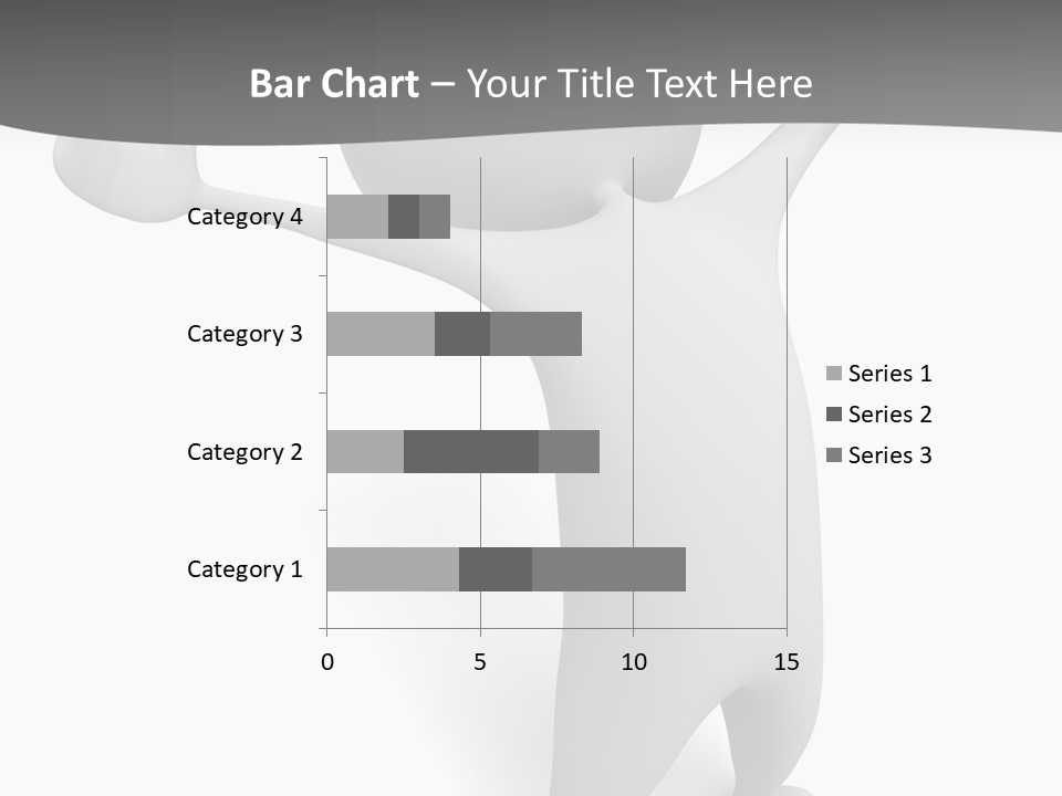 Success Three Dimensional Isolated PowerPoint Template