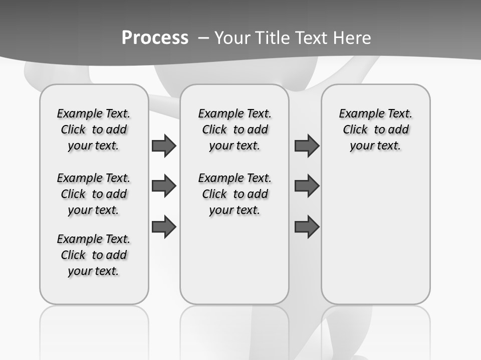 Success Three Dimensional Isolated PowerPoint Template