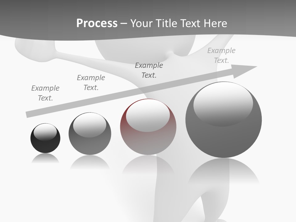 Success Three Dimensional Isolated PowerPoint Template