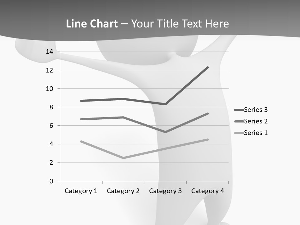Success Three Dimensional Isolated PowerPoint Template