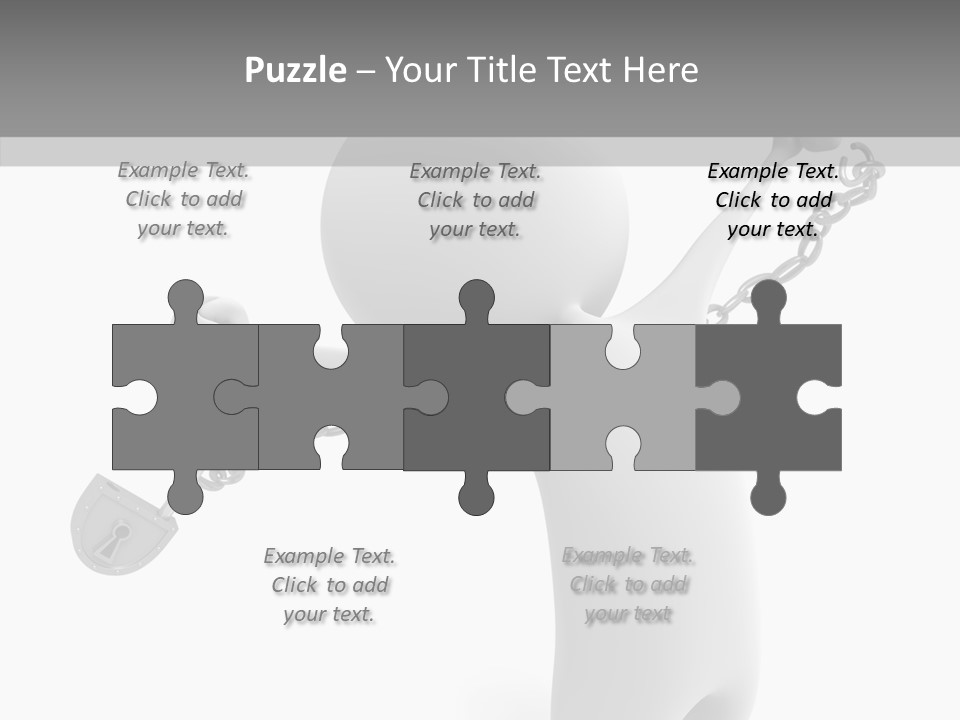Closed Security People PowerPoint Template
