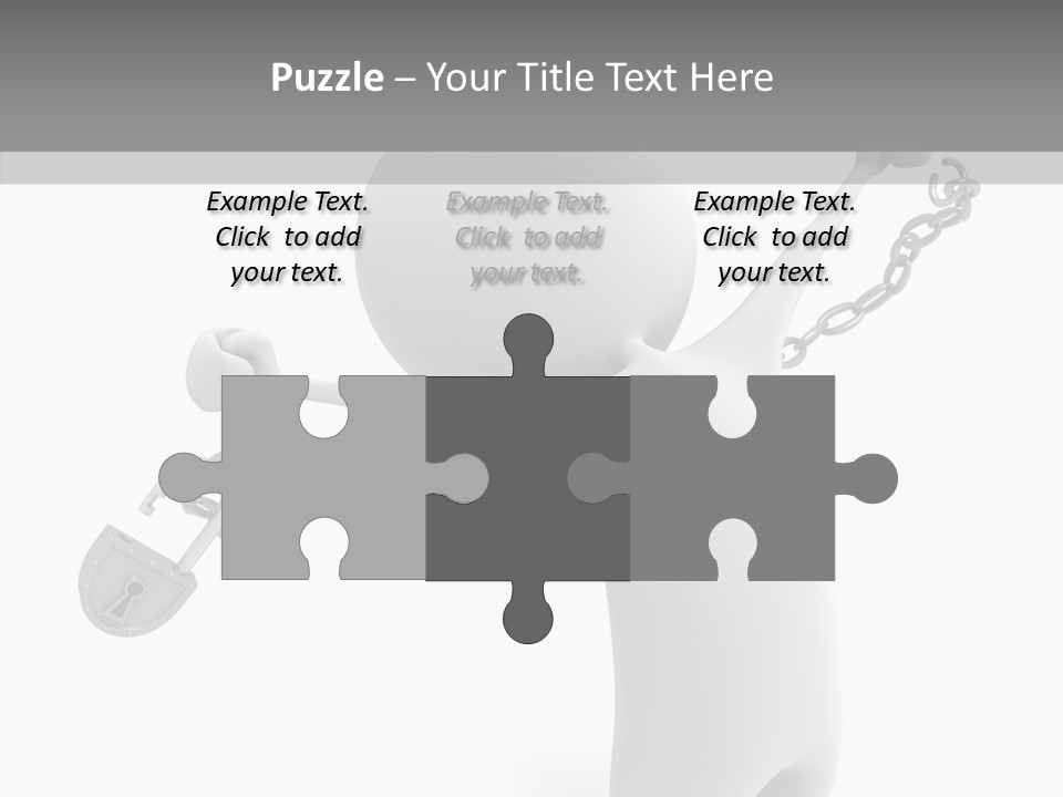 Closed Security People PowerPoint Template