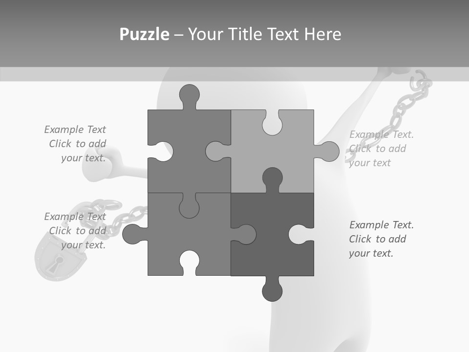 Closed Security People PowerPoint Template