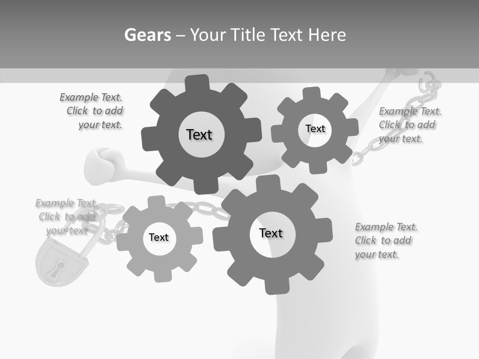 Closed Security People PowerPoint Template